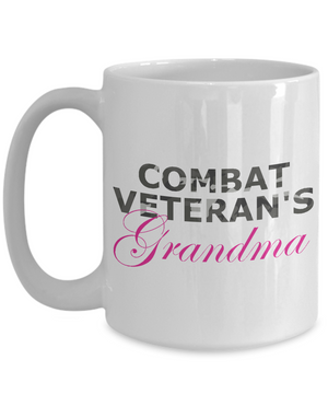Combat Veteran's Grandma - 15oz Mug