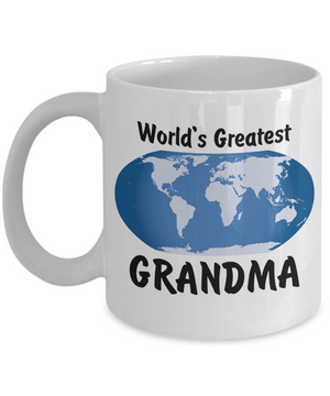 World's Greatest Grandma - 11oz Mug - Unique Gifts Store
