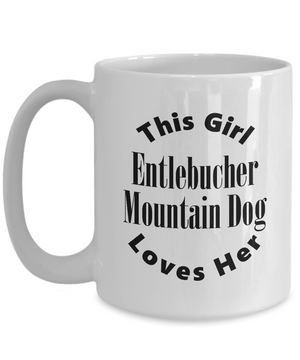 Entlebucher Mountain Dog v2c - 15oz Mug