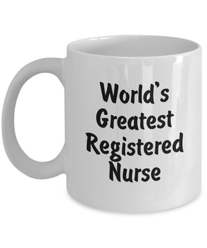 World's Greatest Registered Nurse v2 - 11oz Mug