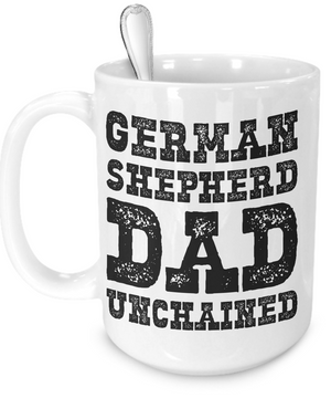 German Shepherd Dad - 15oz Mug - Unique Gifts Store