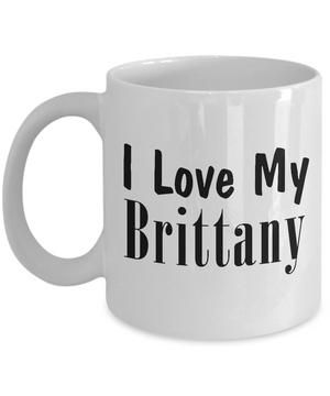 Love My Brittany - 11oz Mug - Unique Gifts Store