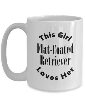 Flat-Coated Retriever v2c - 15oz Mug