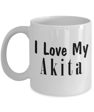 Love My Akita - 11oz Mug