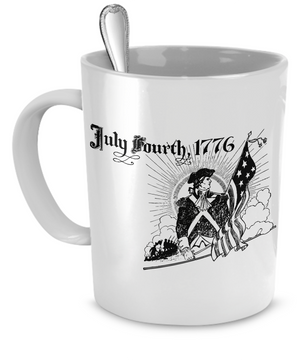 July Fourth 1776 - 11oz Mug - Unique Gifts Store