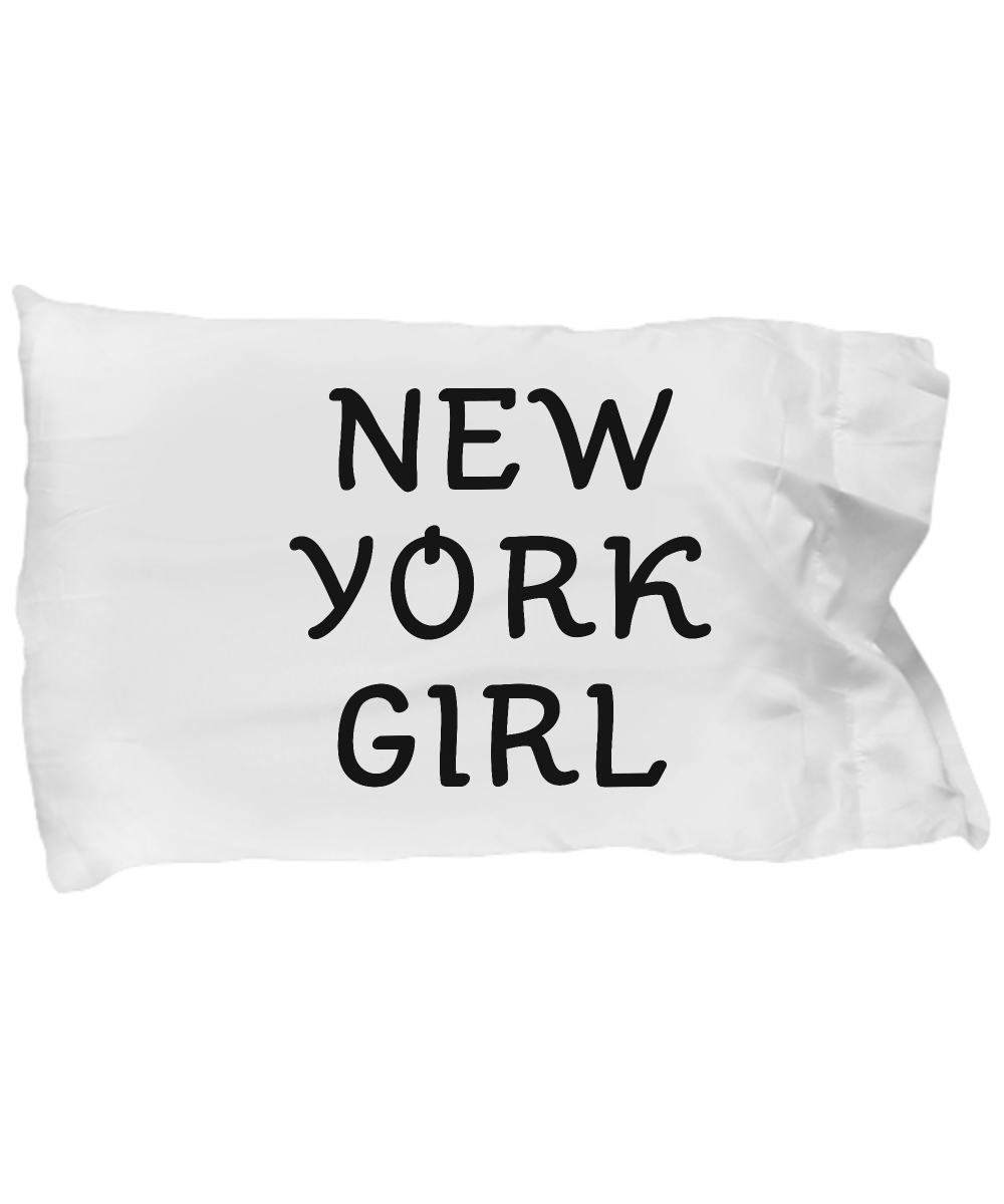 New York Girl - Pillow Case - Unique Gifts Store