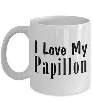 Love My Papillon - 11oz Mug