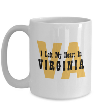 Heart In Virginia - 15oz Mug