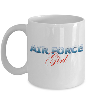 Air Force Girl - 11oz Mug v2 - Unique Gifts Store