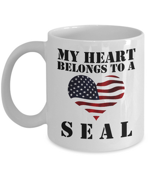 My Heart Belongs To a SEAL - 11oz Mug - Unique Gifts Store