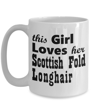 Scottish Fold Longhair - 15oz Mug