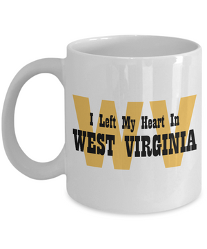 Heart In West Virginia - 11oz Mug
