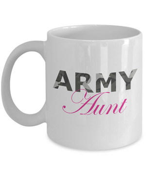 Army Aunt - 11oz Mug - Unique Gifts Store