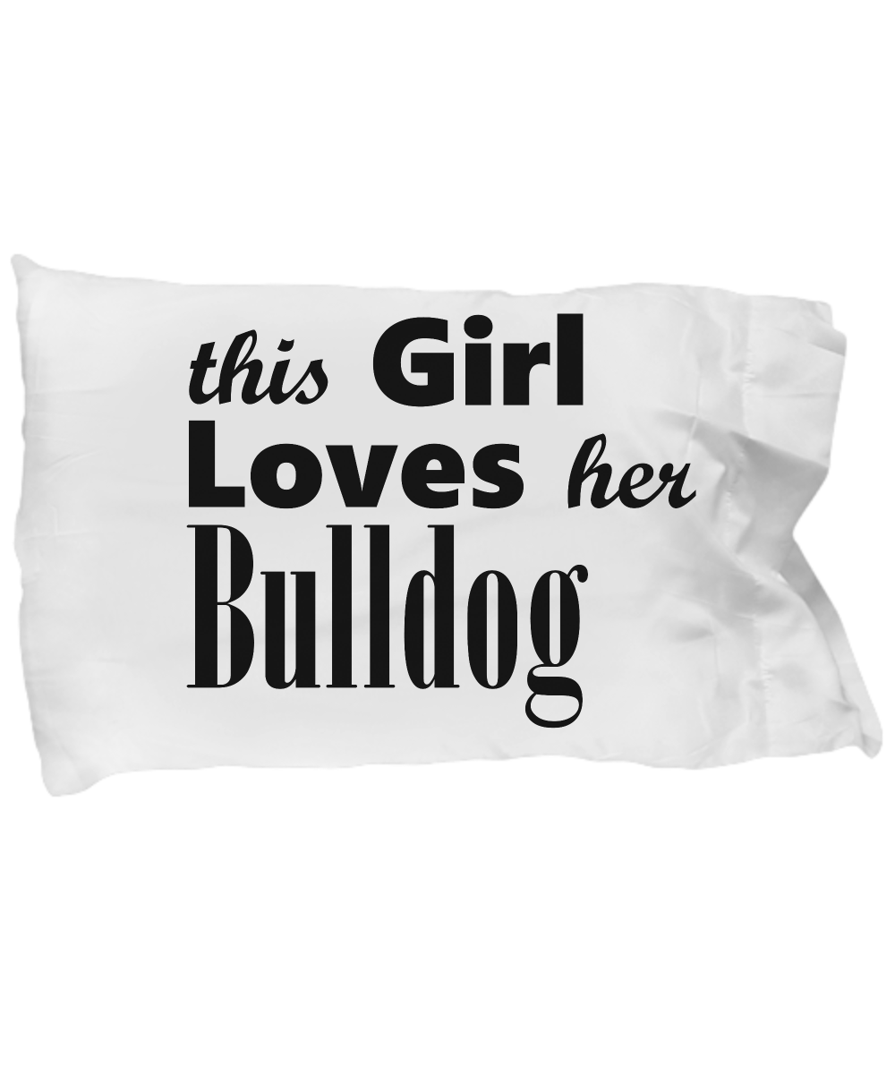 Bulldog - Pillow Case - Unique Gifts Store