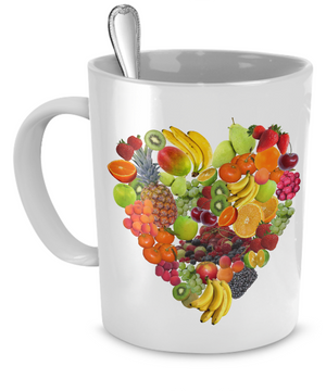 Fruity Heart - 11oz Mug - Unique Gifts Store