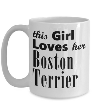 Boston Terrier - 15oz Mug