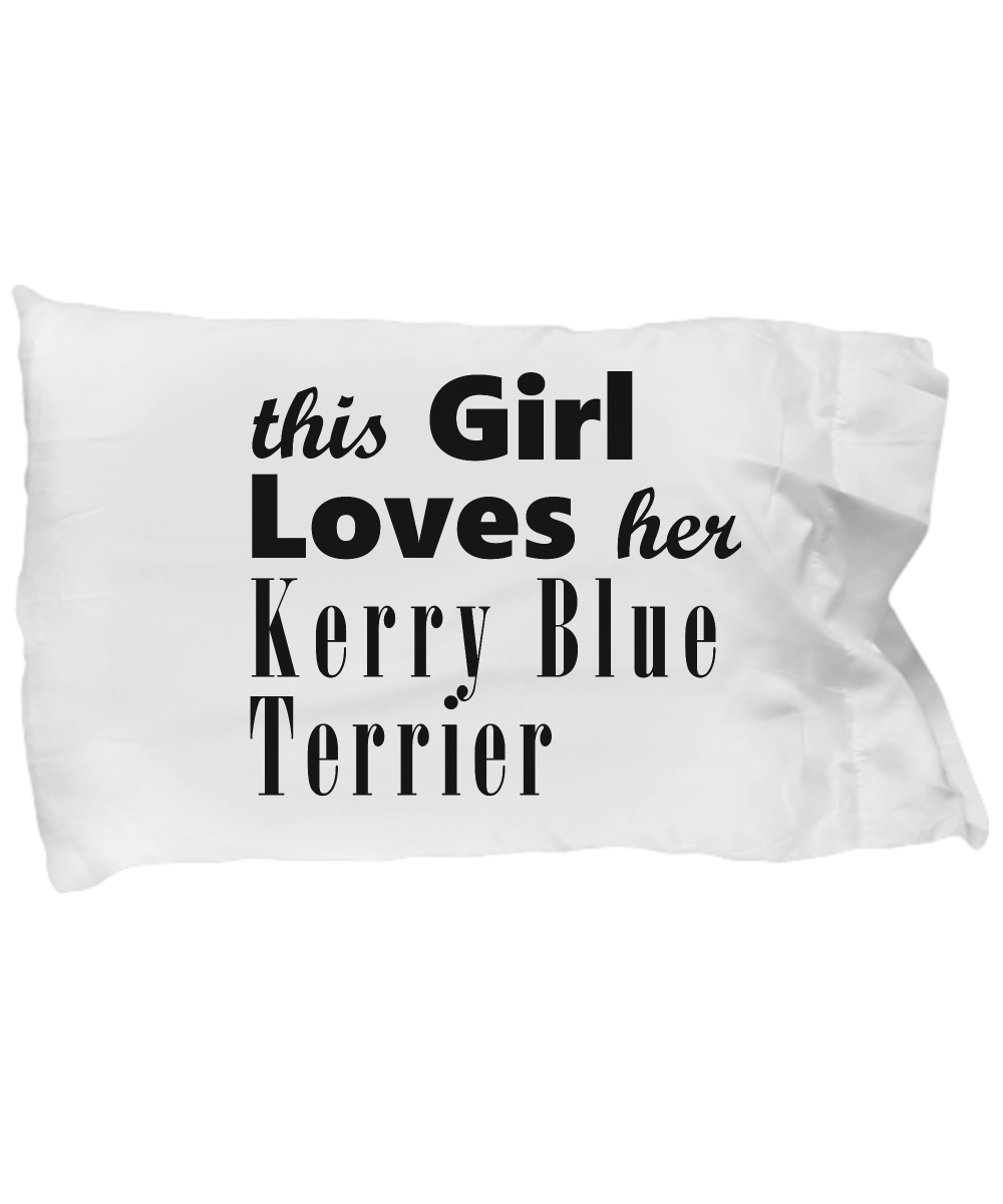 Kerry Blue Terrier - Pillow Case - Unique Gifts Store