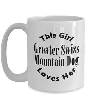Greater Swiss Mountain Dog v2c - 15oz Mug