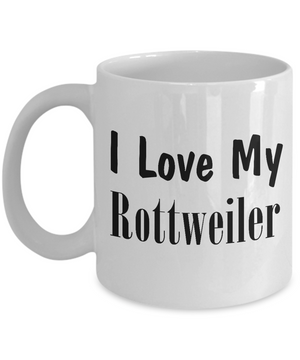 Love My Rottweiler - 11oz Mug - Unique Gifts Store