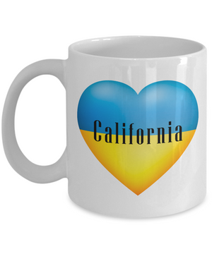 Ukrainian In California - 11oz Mug - Unique Gifts Store