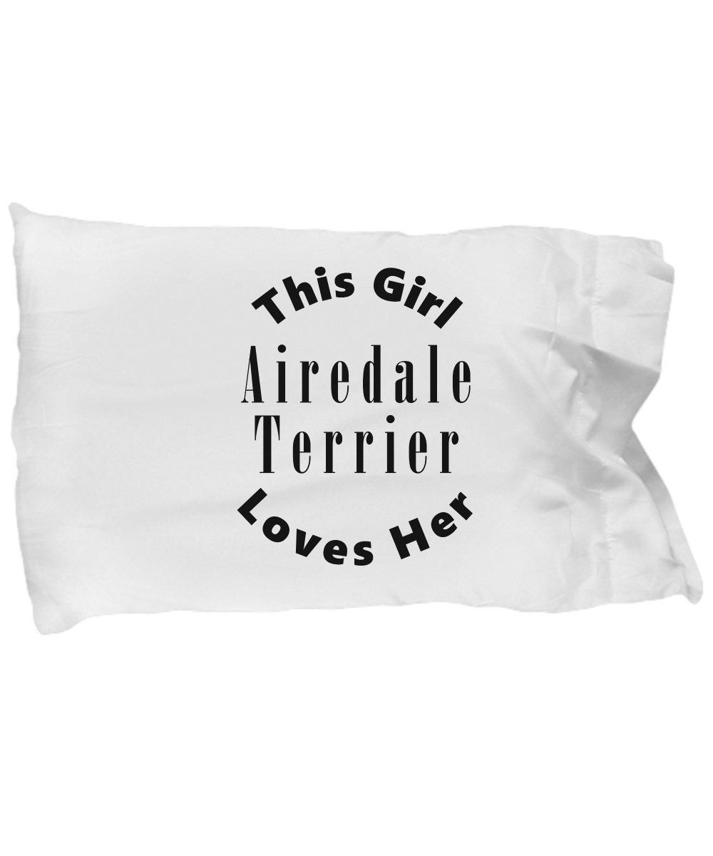 Airedale Terrier v2c - Pillow Case