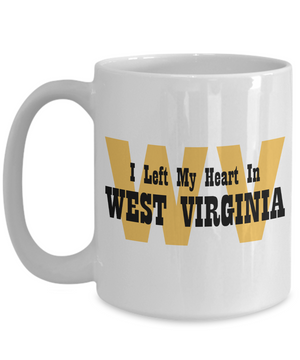 Heart In West Virginia - 15oz Mug
