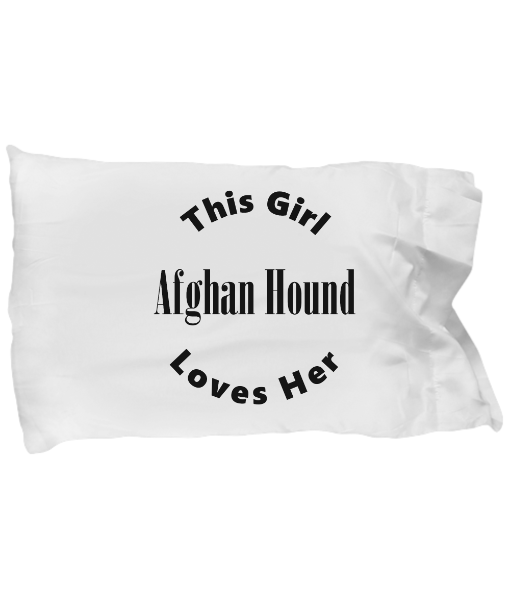 Afghan Hound v2c - Pillow Case