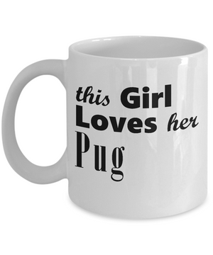 Pug - 11oz Mug - Unique Gifts Store