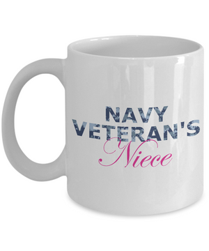 Navy Veteran's Niece - 11oz Mug - Unique Gifts Store