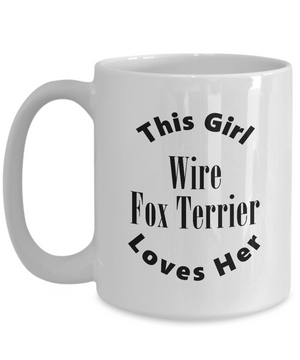 Wire Fox Terrier v2c - 15oz Mug