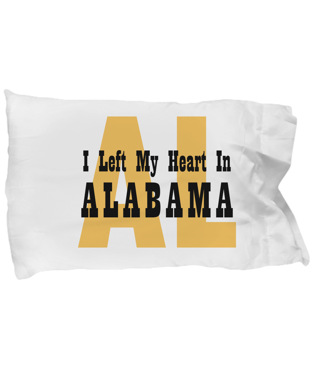 Heart In Alabama - Pillow Case - Unique Gifts Store