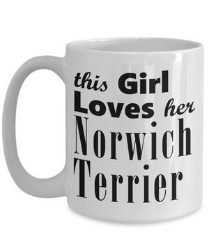 Norwich Terrier - 15oz Mug