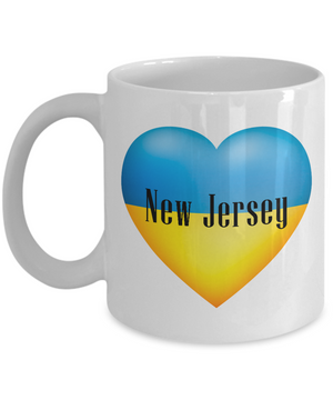 Ukrainian In New Jersey - 11oz Mug - Unique Gifts Store