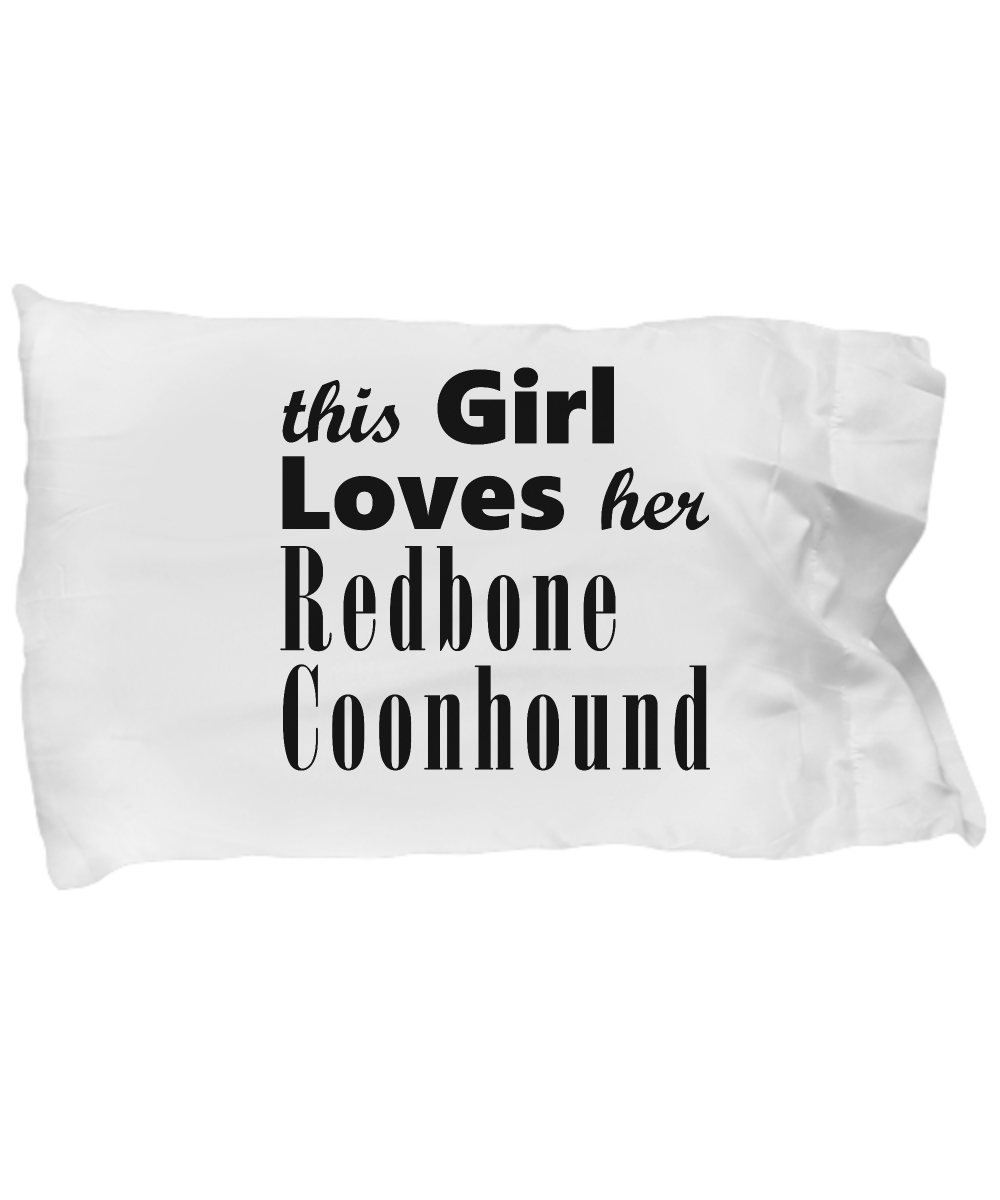 Redbone Coonhound - Pillow Case