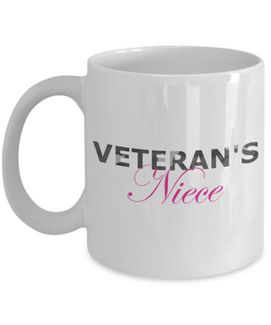 Veteran's Niece - 11oz Mug - Unique Gifts Store