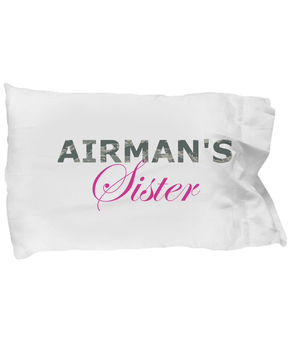 Airman's Sister - Pillow Case - Unique Gifts Store