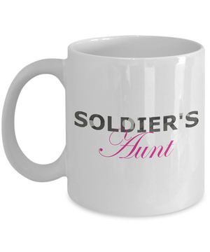 Soldier's Aunt - 11oz Mug - Unique Gifts Store