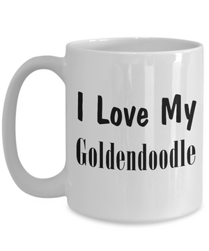 Love My Goldendoodle - 15oz Mug