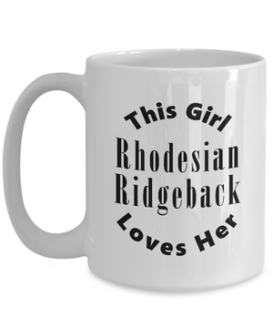 Rhodesian Ridgeback v2c - 15oz Mug
