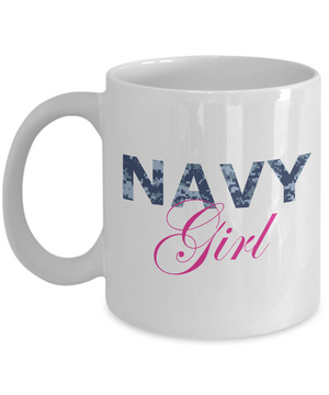 Navy Girl - 11oz Mug - Unique Gifts Store