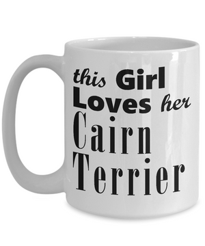 Cairn Terrier - 15oz Mug