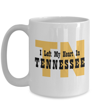 Heart In Tennessee - 15oz Mug