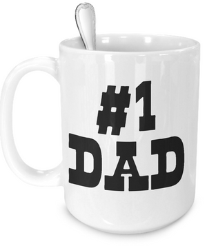#1 Dad - 15oz Mug - Unique Gifts Store