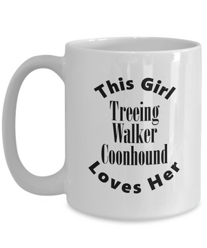 Treeing Walker Coonhound v2c - 15oz Mug