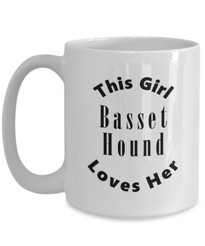 Basset Hound v2c - 15oz Mug