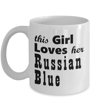 Russian Blue - 11oz Mug - Unique Gifts Store