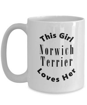 Norwich Terrier v2c - 15oz Mug