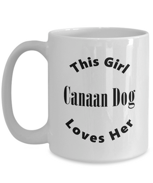 Canaan Dog v2c - 15oz Mug