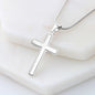 Happy Birthday Dorothy - Stainless Steel Cross Necklace With Mahogany Style Luxury Box